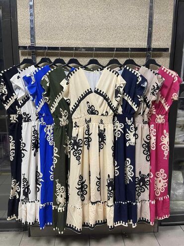 teksas haljine novi pazar: S (EU 36), M (EU 38), L (EU 40), color - Multicolored, Oversize, Short sleeves