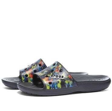 обувь 31: Crocs tie-dye graphic slide 100% ОРИГИНАЛ