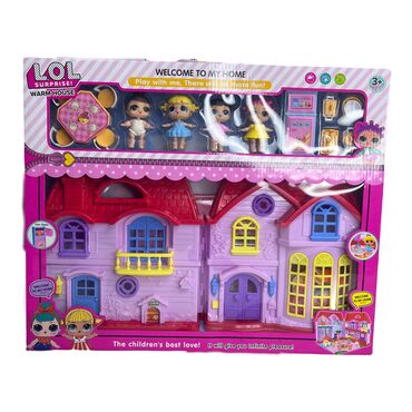 игрушки для девочек: Большой Домик LOL - 4-мя куклами [ акция 50% ] - низкие цены в