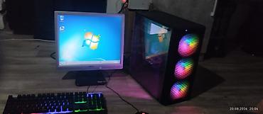 компьютерная берлога: Игровой/офисный ПК с RGB-подсветкой + монитор и клавиатура в — 1