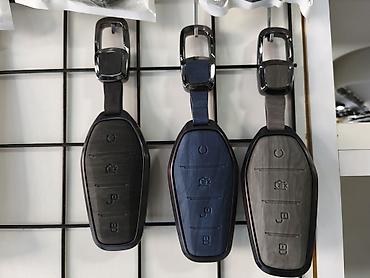 oturacaq çexol: Avtomobil açarı üçün premium qoruyucu brifokse/etui - Material: metal — 1