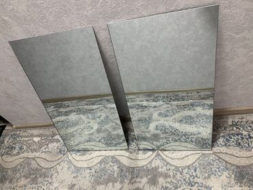 зеркало для стен: Срочно срочно срочно зеркало 2-шт,,,длина-74см,,,ширина-40см…