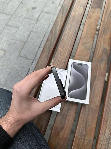 Apple iPhone: IPhone 15 Pro, 256 GB, Qara, Face ID — 12