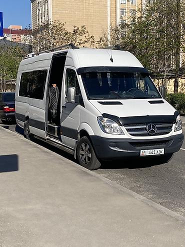 Пассажирский бус на заказ: Пункт назначения: Аэропорт Манас, Количество мест: Другое количество, Лицензия №: 08B002849 — 7