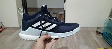 валейболный красовки: Мужские кроссовки, 44, Adidas, Новый, цвет - Синий, Самовывоз — 2