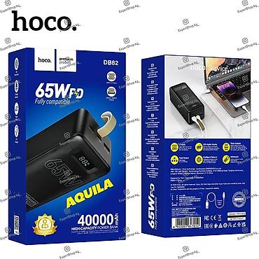 мощный повербанк: Внешний аккумулятор Hoco DB82 40000 mAh, PD 65W — гигант среди — 8
