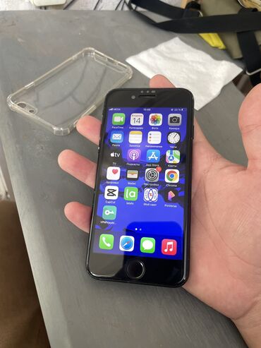 айфон 6 цена в бишкеке в цуме: IPhone 7, Колдонулган, 128 ГБ, Jet Black, Каптама, Коргоочу айнек, 100 %