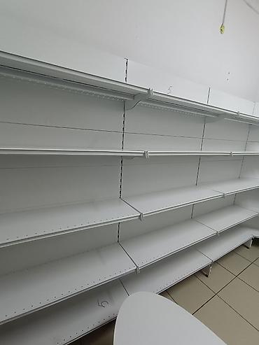 Стеллажи: Торговый стеллаж пристенный, модульная система - Тип: металлический — 9