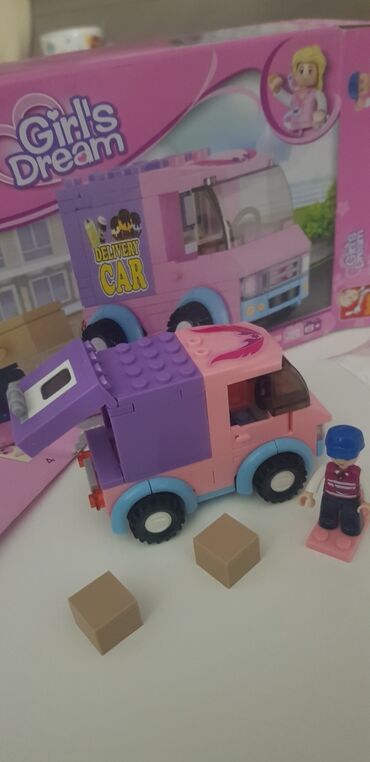 Igračke: Sluban kockice, girl's dream, set kamion sa figuricom, kamion je oko — 3