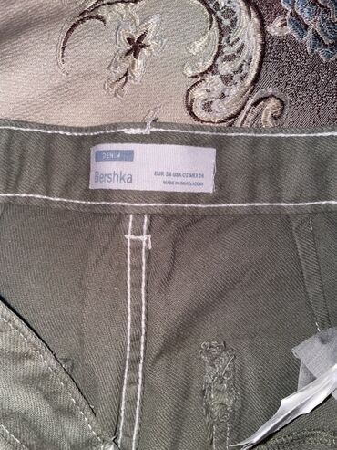 Qadın şalvarları: Şalvar, Bershka, S, rəng - Ağ — 6