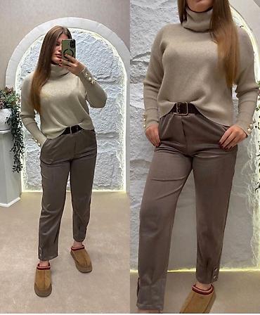Ženske elegantne pantalone sa ravnom nogavicom
2350din
S M L