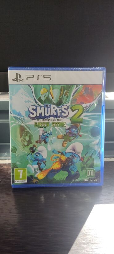 smurfs: Playstation 5 üçün smurfs 2 oyun diski, tam yeni, original