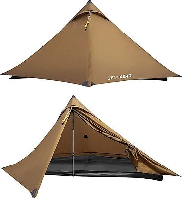 Чатырлар: Ультралёгкая палатка 3F UL Gear Blue Mountain 1PRO Швы обработаны — 4