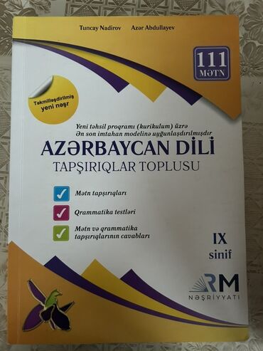 5 ci sinif azerbaycan dili dərslik: Azərbaycan dili İş dəftəri 9-cu sinif