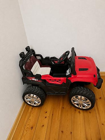 uşaq maşınları ucuz: 150 AZN Usaq ucun elektirikli mini qirmizi avtomobil — 3
