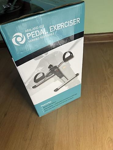 Тренажеры: Велотренажер для рук и ног (pedal exerciser) Компактный педальный — 6