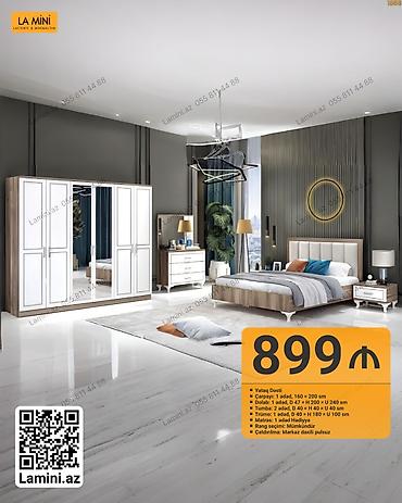 kiravatlar: Yataq Dəsti – La Mini Komplektə daxildir: - Çarpayı: 1 ədəd, 160 x — 1