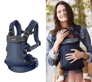 Эргорюкзак: Эргономичный рюкзак‑переноска для детей BabyBjörn (цвет Navy Blue) -