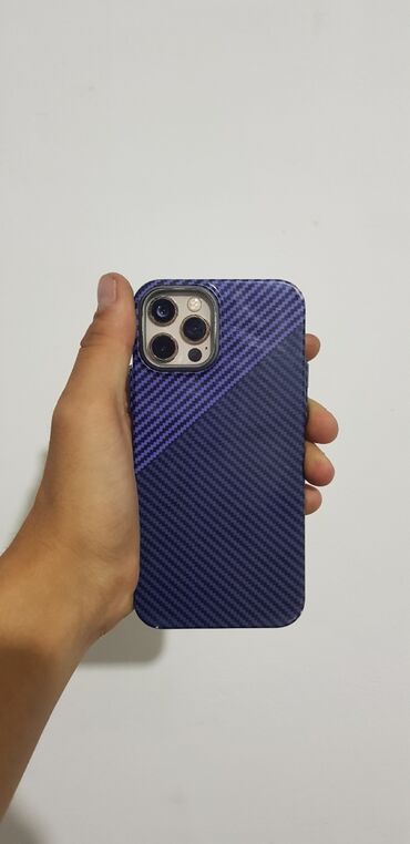 айфон в бишкеке: IPhone 12 Pro, Колдонулган, 256 ГБ, Rose Gold, Коргоочу айнек, Каптама, 75 %