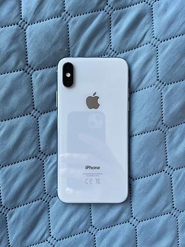 купить iphone se 1: IPhone X, цвет Silver (серебристый), стеклянная задняя панель и — 1