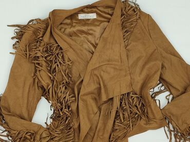 kurtka zimowa ramoneska z futerkiem: Bershka, Marynarka damska, rozmiar M