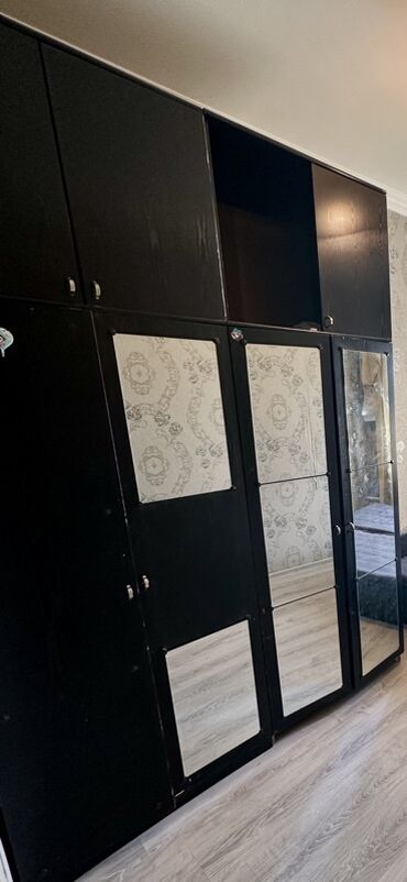 стеной шкаф: Açılan, 6 qapı Düz dolab, Qarderob, paltar dolabı