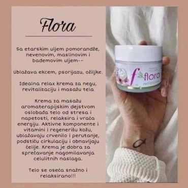 Nega kože: 🌿 flora krema – prirodna nega za zdravu i lepu kožu! 🌿 pakovanje: 225 — 2