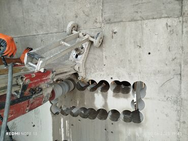 Beton işləri: #Betonkesme #betondeşmə Beton kubik kərpic - dən kəsim deşim — 8