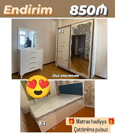 salon dest: Təknəfərlik çarpayı, Yeni — 1
