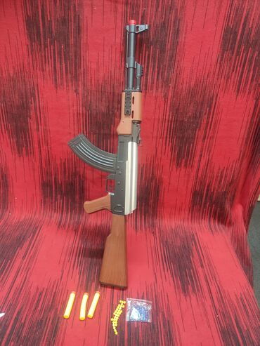 железный пистолет макарова игрушка: Игрушечный автомат-винтовка (стилизован под АК) - Тип: детский