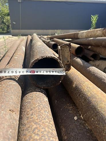 Металлические трубы: Metal borular – müxtəlif diametrlər Çardaqdan yeni sökülüb, qalınlıq — 1