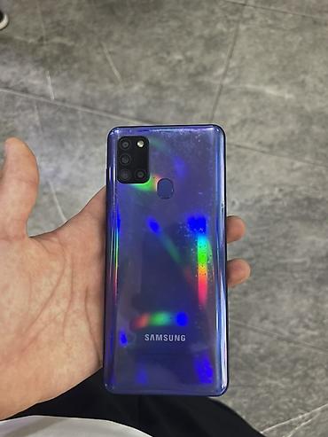 а21 s: Samsung Galaxy A21S, Б/у, 64 ГБ, цвет - Синий, 2 SIM — 1