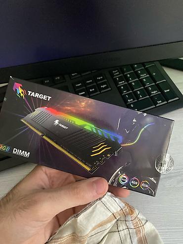 komputer setup: TARGET DDR4 RAM – 16GB (1x16GB) 3200 MHz, RGB, DIMM - Növ: DDR4 — 1