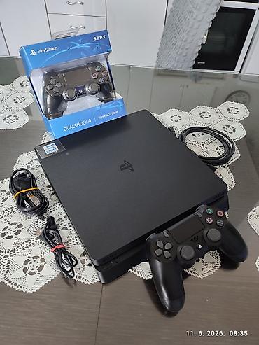PS4 (Sony Playstation 4): Sony PS4 Slim 500gb + 2 dzoya + 20 igre = 229e Mogućnost da kupac sam — 2