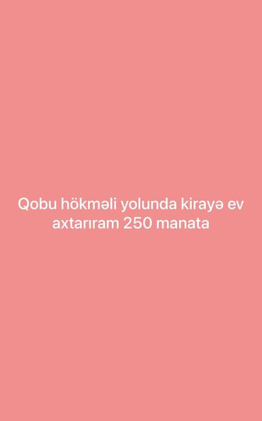 hovsanda 1 otaqli bina evleri 2022: Mənzil kirayələyirəm