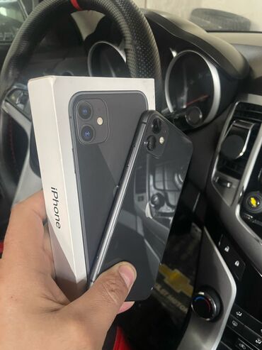 iphone 14 azerbaijan: IPhone 11, 128 GB, Black Titanium, Face ID, Simsiz şarj, Sənədlərlə