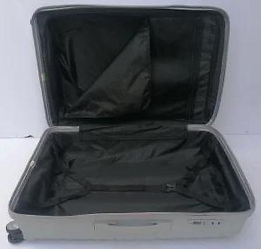 Putni koferi i torbe: Tvrdi kofer na točkićima – sivi - Materijal: lagana i izdržljiva — 14