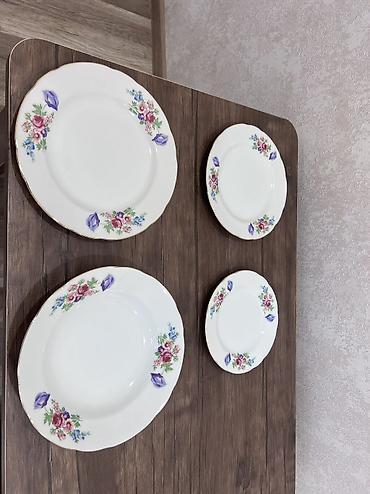 ev eşyalar: Boşqablar, rəng - Ağ, Farfor, Yaponiya — 1