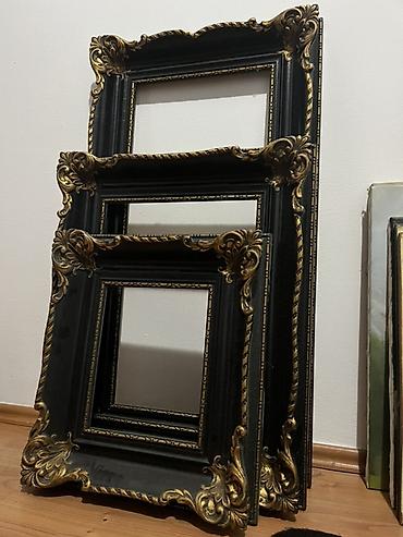 box 850: Barokne dekorativne ramove za slike – set od 3 komada - Materijal — 1