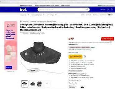 Termo masažeri: Sensiplast električni grejač za ramena i vrat - Grejna pelerina za — 7