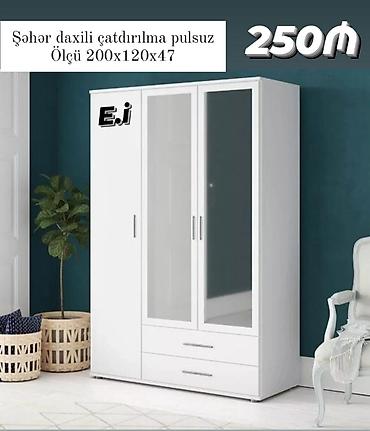 qurban bayramı xoncası: 3 qapılı dolab Yep yeni 250 azn rəng seçimi var çatdırılma var — 1