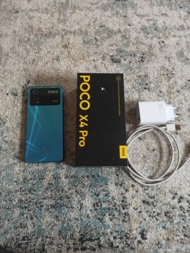 Poco: Poco X4 Pro 5G, Б/у, 256 ГБ, цвет - Синий, 2 SIM, eSIM