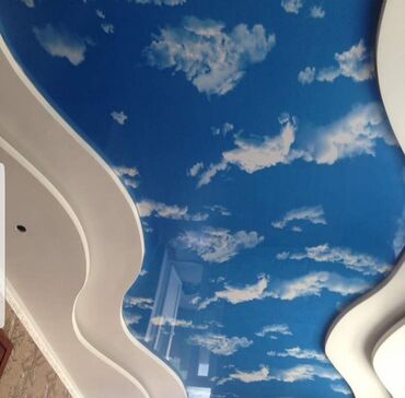 Натяжной потолок: Натяжной потолок 3D потолки, Глянцевое, Матовое — 29