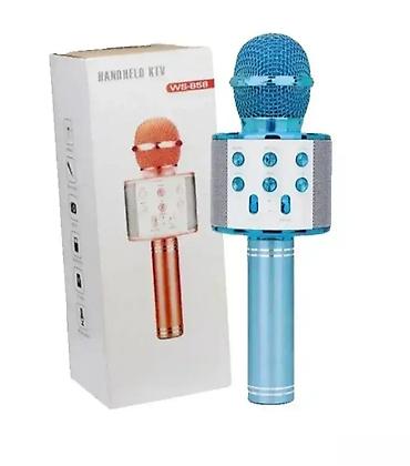 apple iphone 12 pro: Plavi karaoke mikrofon 858 z68. plavi karaoke mikrofon 858 z68 174 — 1