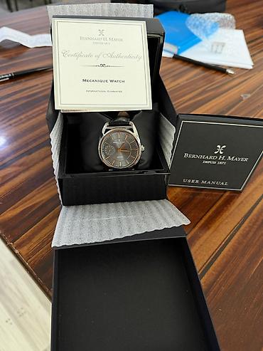 ilham aliyev watch: Yeni, Qol saatı, Bernhard Mayer, rəng - Qara — 6