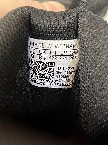 Мужская обувь: Мужские кроссовки, 42.5, Adidas, Б/у, цвет - Черный, Самовывоз, Платная доставка — 2