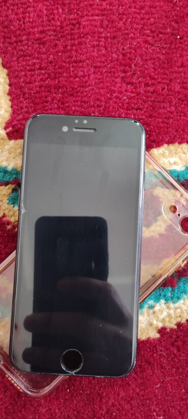 стекла для планшетов 4 7: IPhone 7, Б/у, 128 ГБ, Черный, Защитное стекло, Чехол, 1 %