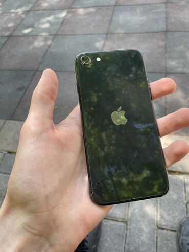 ayfon 8 qiymeti islenmis: IPhone SE 2020, 64 GB, Qara, Barmaq izi, Simsiz şarj