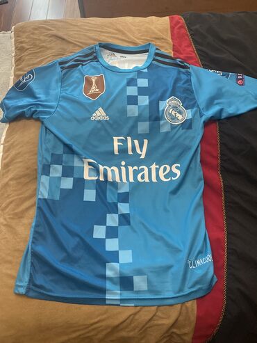 Футболки: Мужская футболка, Adidas, M (EU 38), цвет - Голубой