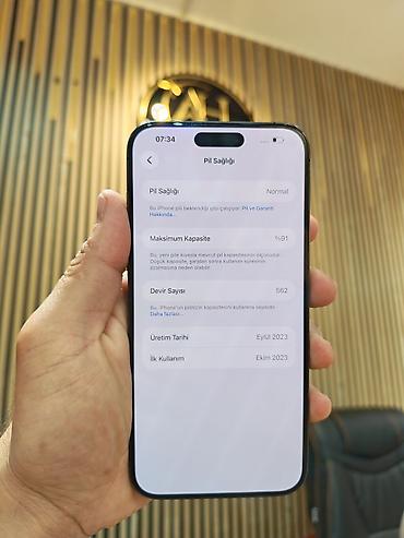 iphone 15 pro max 2 ci el: IPhone 15 Pro Max, 256 GB, Blue Titanium, Face ID, Sənədlərlə, Simsiz şarj — 2